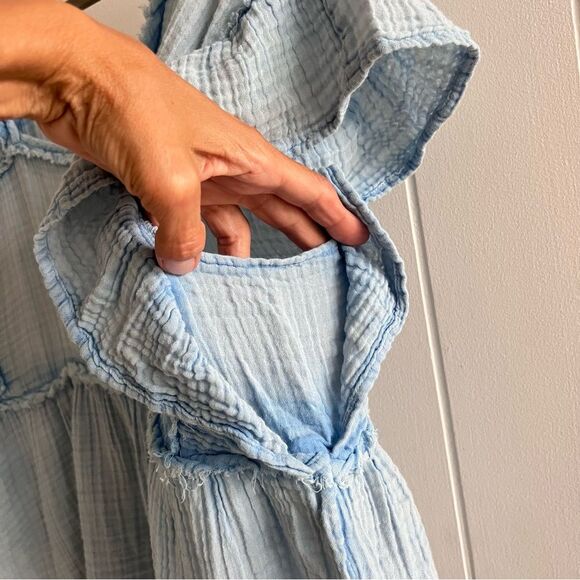 Anthropologie Daily Practice by Anthropologie Gauzy Ruffled Top - Picture 2 of 10